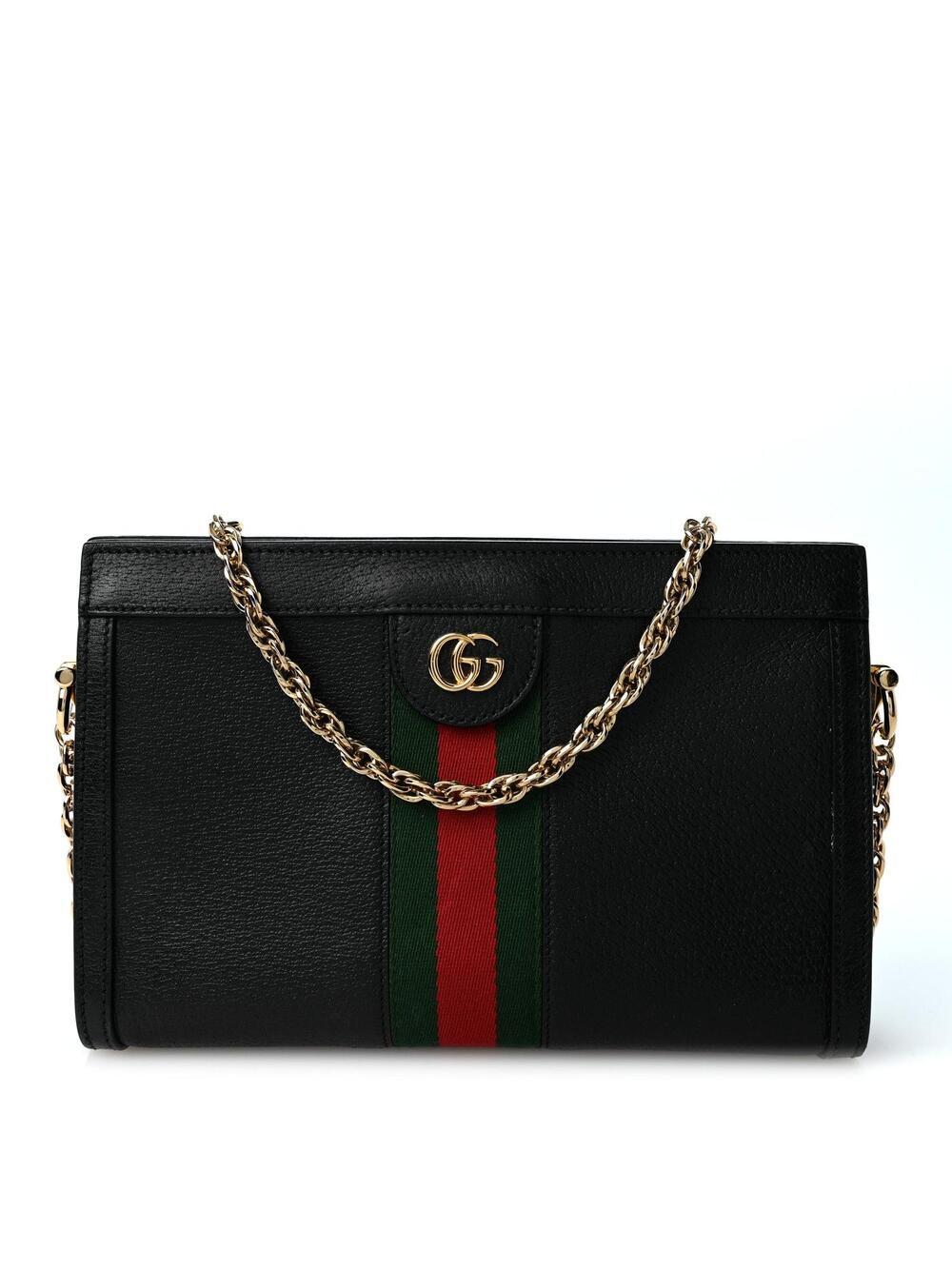 Gucci Calfskin Gg Web Small Ophidia #376704G95B